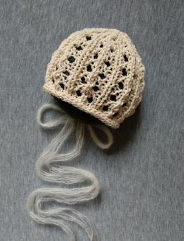 Gorro calado para la sesión de fotos de niñas