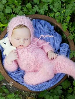 Mono para la sesión de fotos de bebés