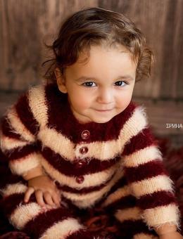 Mono a rayos para la sesión de fotos de bebés