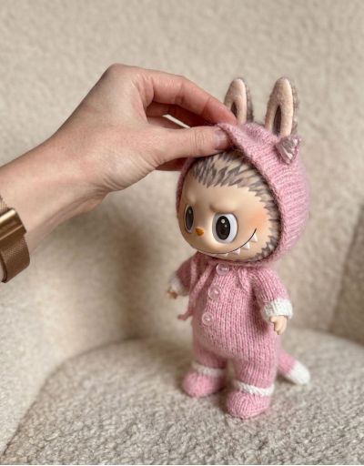 Ropa para Labubu | Accesorios de punto hechos a mano